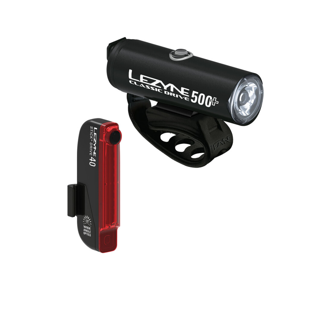 Lezyne - Classic Drive 500+ / Stick+ Drive Pair V2 - satin black