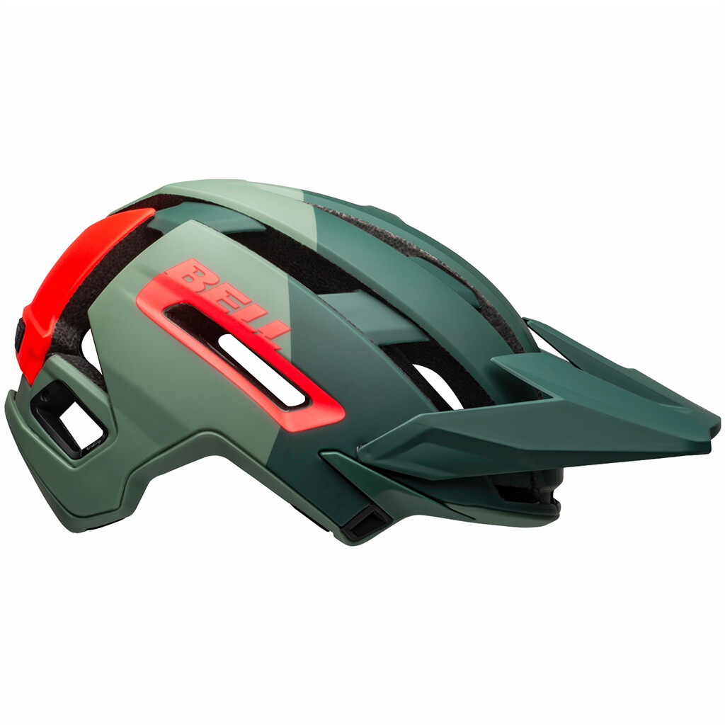 Bell - Super AIR R Spherical MIPS Helmet - matte/gloss green/infrared