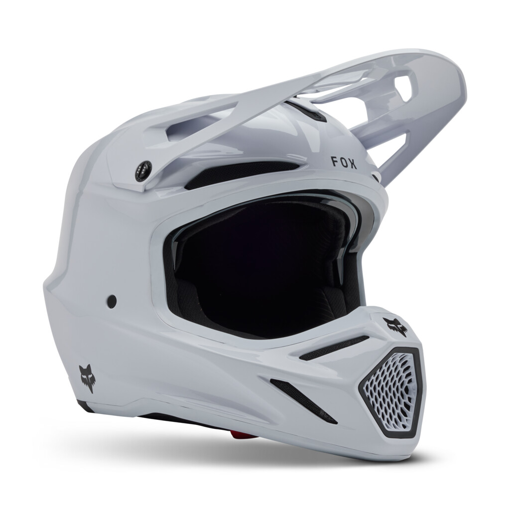 Fox Racing - V3 RS Carbon Solid Helmet - white